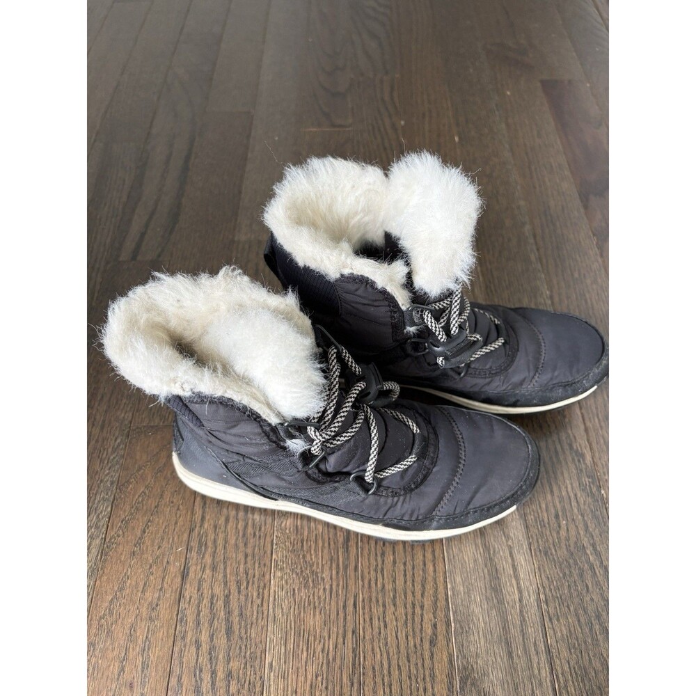 Sorel Girls Whitney Snowboots‎ Black Youth Sz 4